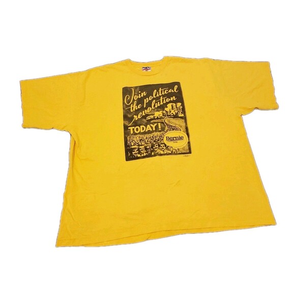 Rare Bernie Sanders 2016 Election T Shirt Mens Sz 4X Graphic Print Distressed - Picture 1 of 10